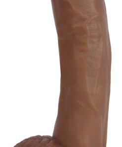 Jock Dark Bareskin Dildo with Balls - 9 Inch