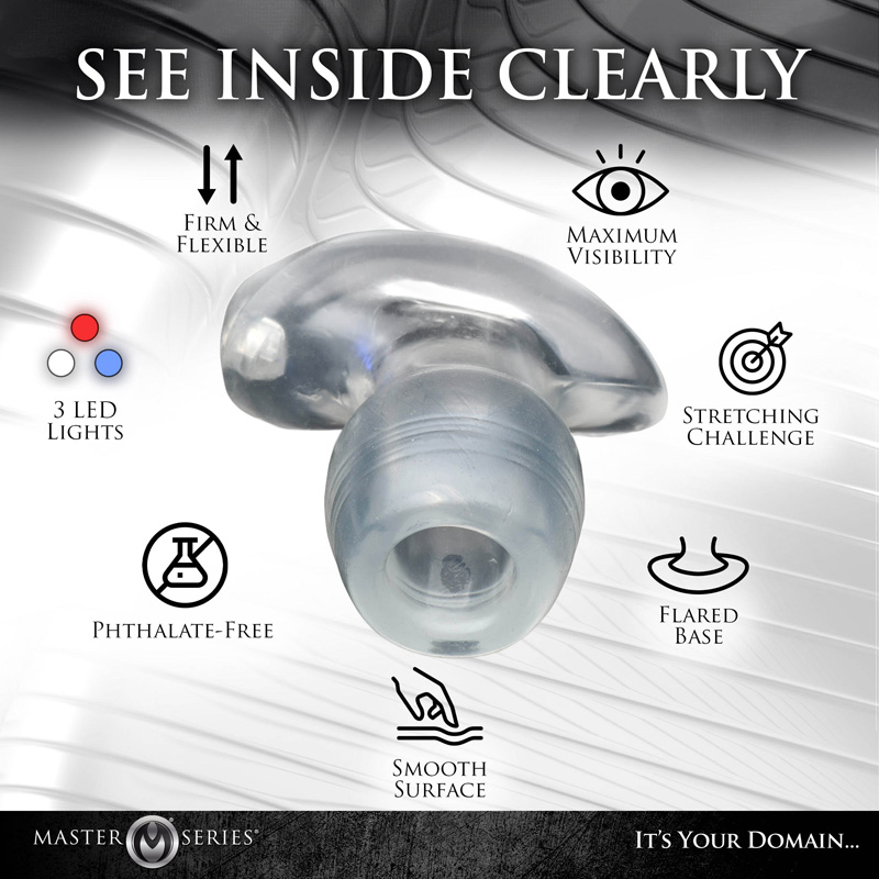 Light-Tunnel Light-Up Anal Dilator - Medium - Image 8