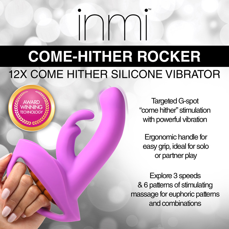 12X Come-Hither Rocker Silicone Vibrator - Image 2