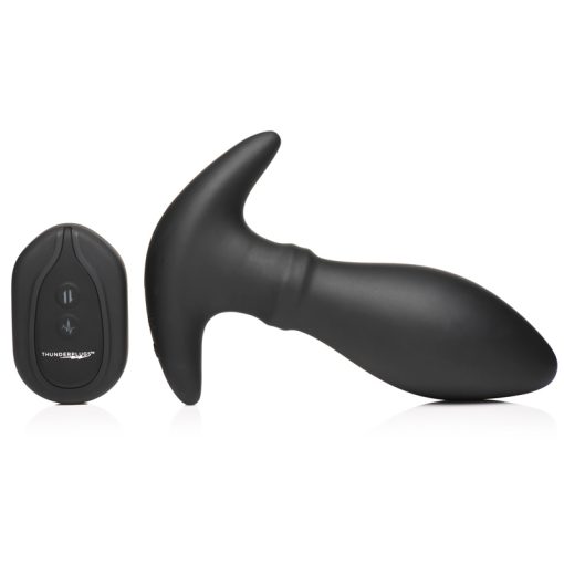 Rim Slide 10X Sliding Ring Silicone Butt Plug with Remote - Image 11