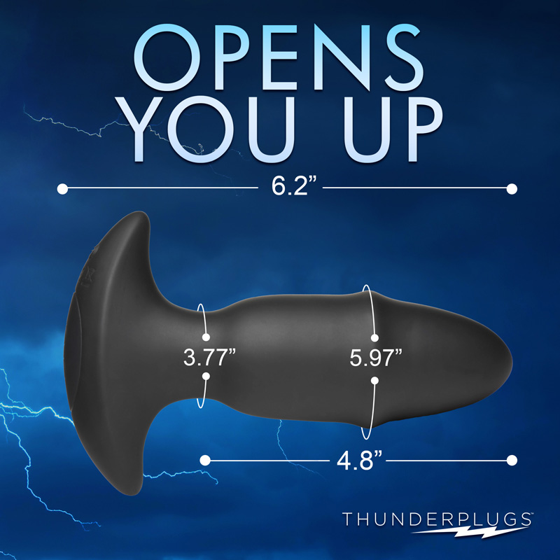 10X Sliding Ring Silicone Missile Plug with Remote - Image 4