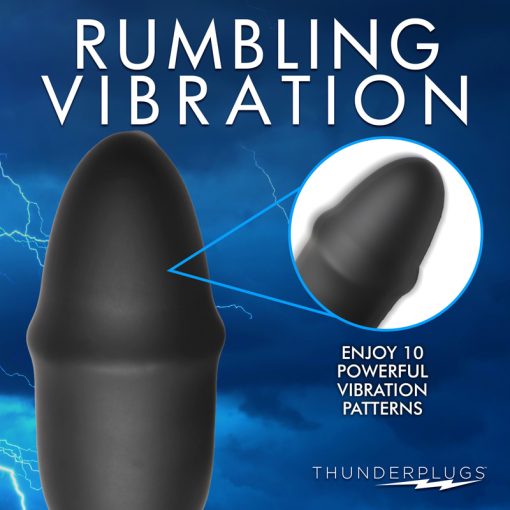 10X Sliding Ring Silicone Missile Plug with Remote - Image 7