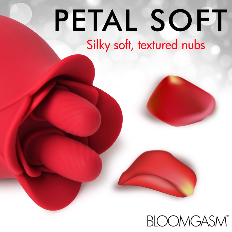 10X Fondle Massaging Rose Silicone Clit Stimulators - Image 7