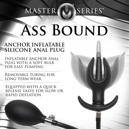 Ass Bound Anchor Inflatable Silicone Anal Plug - Image 2