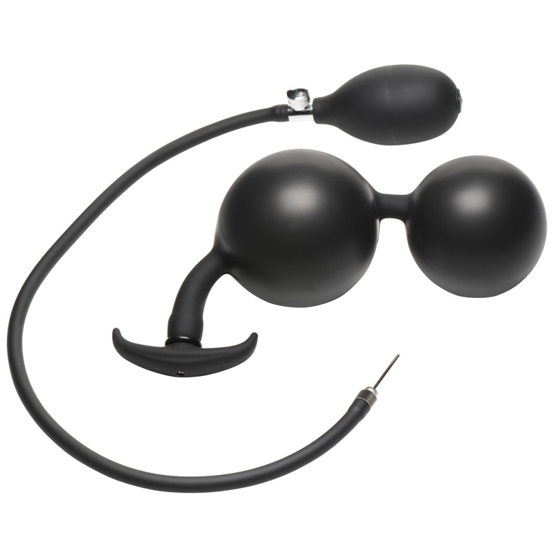 Ass Rattler Weighted Inflatable Silicone Anal Plug - Image 8