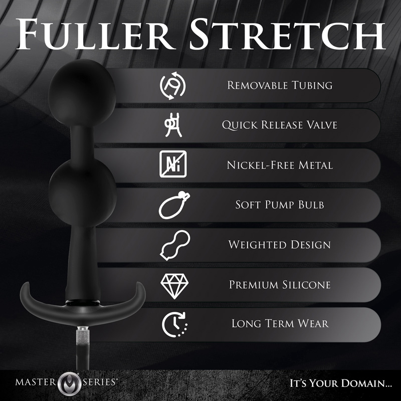 Ass Rattler Weighted Inflatable Silicone Anal Plug - Image 4