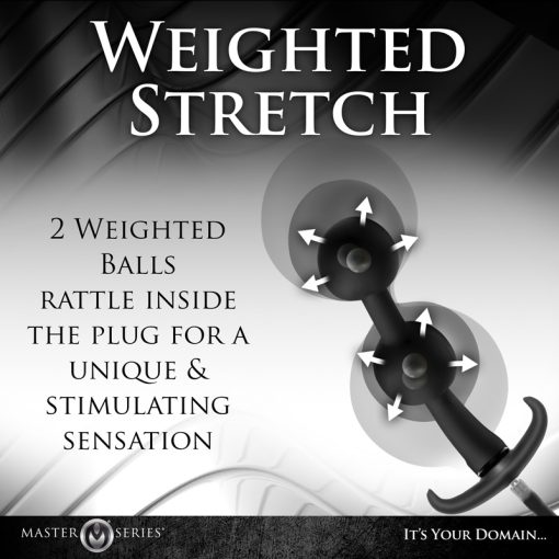 Ass Rattler Weighted Inflatable Silicone Anal Plug - Image 6