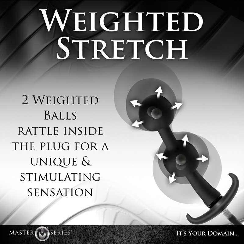 Ass Rattler Weighted Inflatable Silicone Anal Plug - Image 6