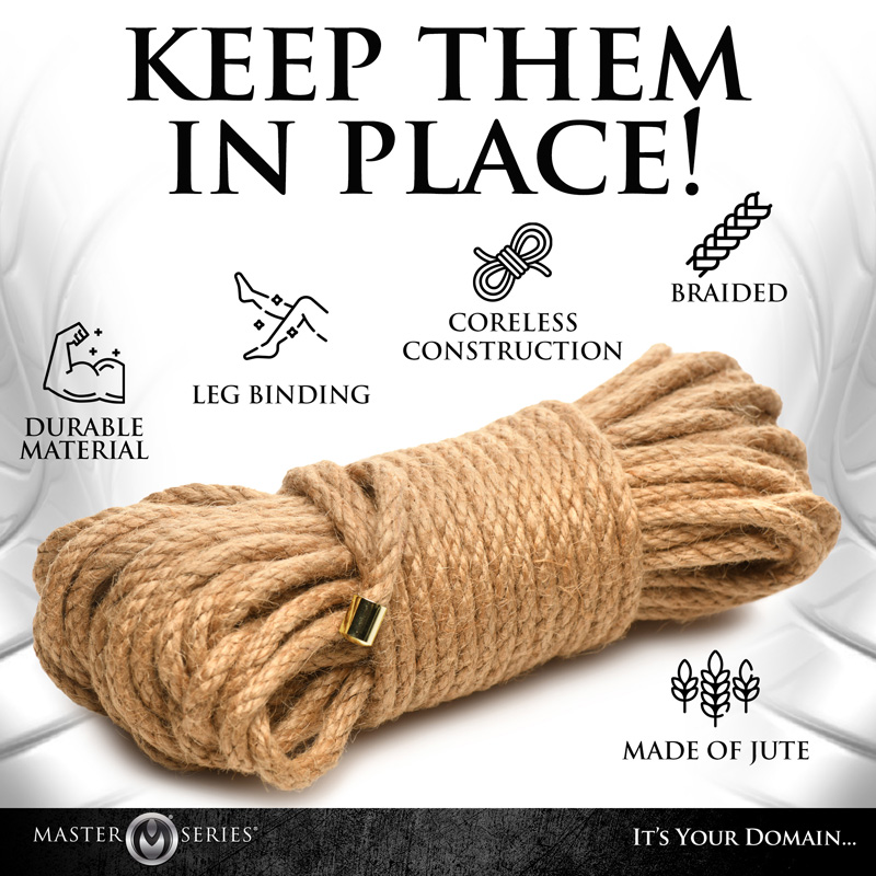 Premium Braided Jute Bondage Rope - 50 Feet - Image 5