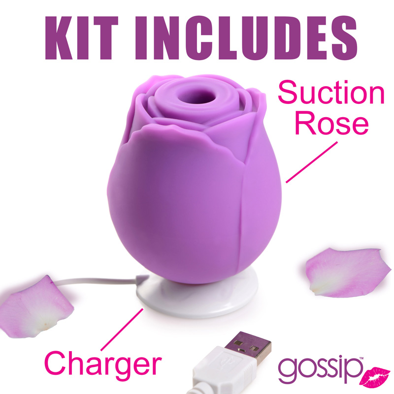 10X Rose Flirt Silicone Clitoral Stimulator - Image 9