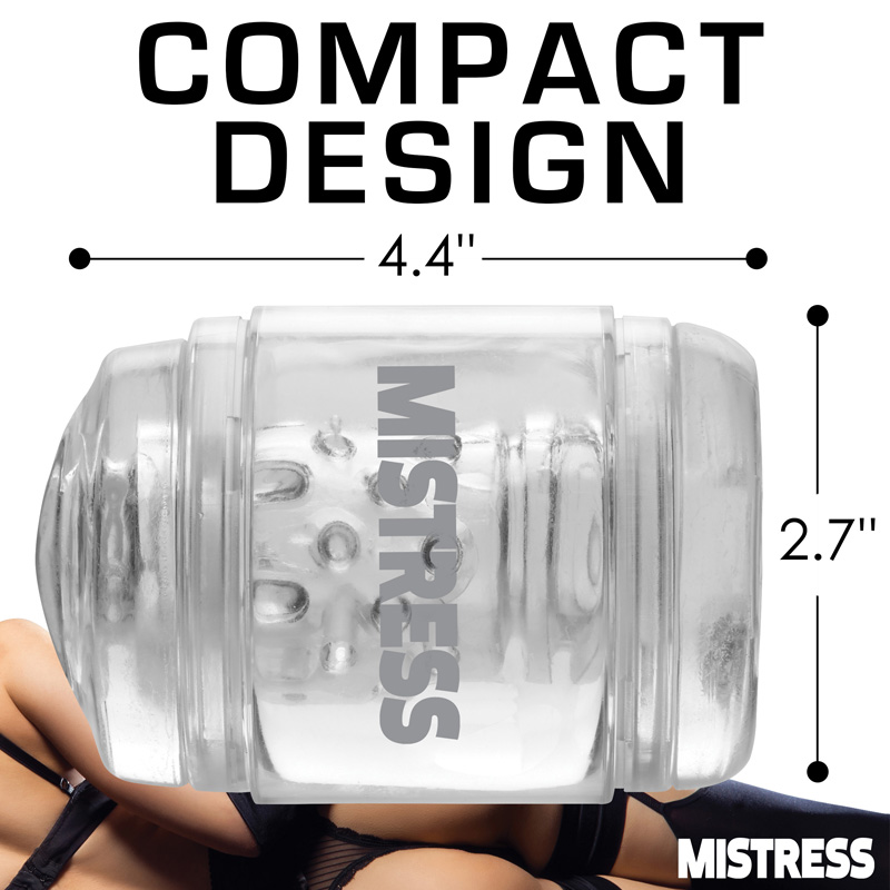 Double Shot Pussy and Ass Stroker - Clear - Image 3