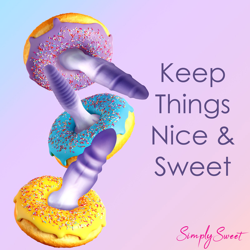 3 Piece Silicone Butt Plug Set - Purple - Image 3