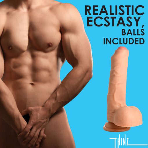 7 Inch uncut Dildo with Balls - Image 3