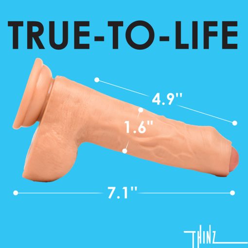 7 Inch uncut Dildo with Balls - Image 4