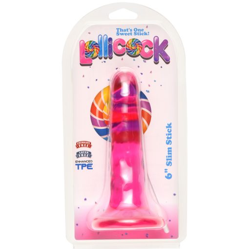 6 Inch Slim Stick Cherry Ice Dildo - Image 3