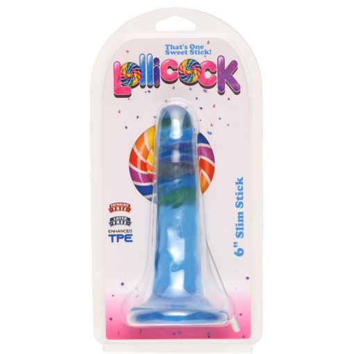 6 Inch Slim Stick Berry Ice Dildo - Image 3