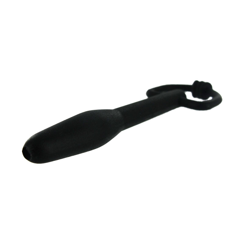 Silicone Cum-Thru D-Ring Penis Plug - Image 2