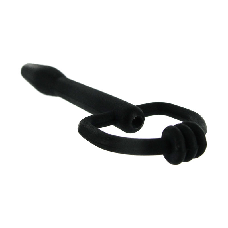 Silicone Cum-Thru D-Ring Penis Plug - Image 3