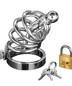 Asylum 4 Ring Locking Chastity Cage