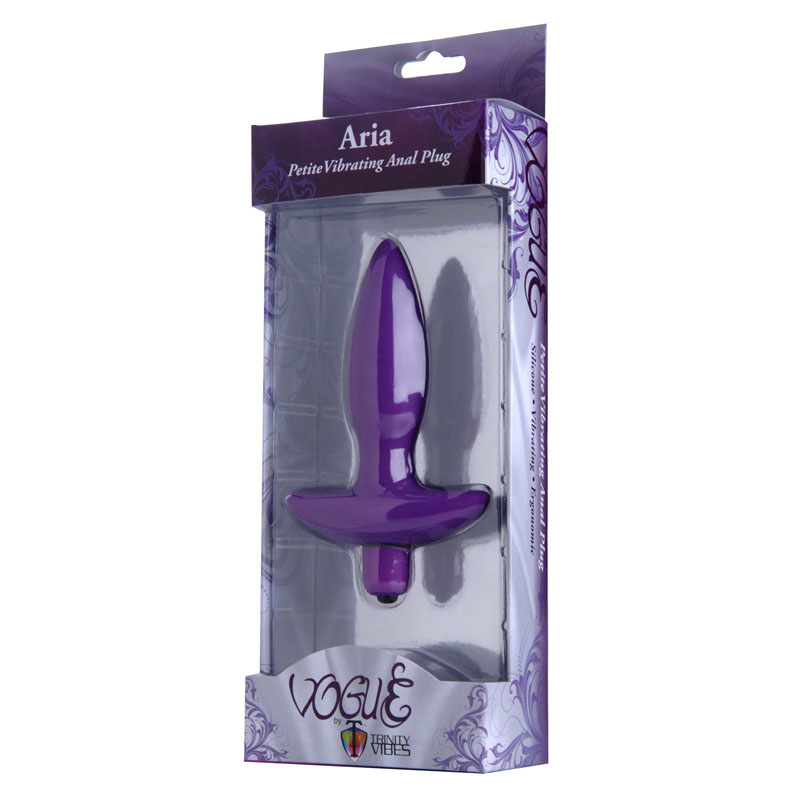 Aria Vibrating Silicone Anal Plug- Small - Image 3