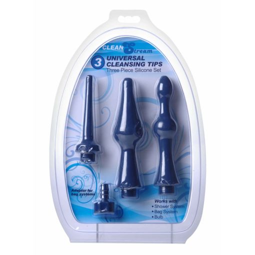 Universal 3 Piece Silicone Enema Attachment Set - Image 3