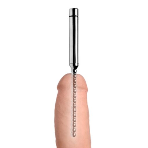 Stainless Steel Vibrating Urethral Beaded Sound - Image 2
