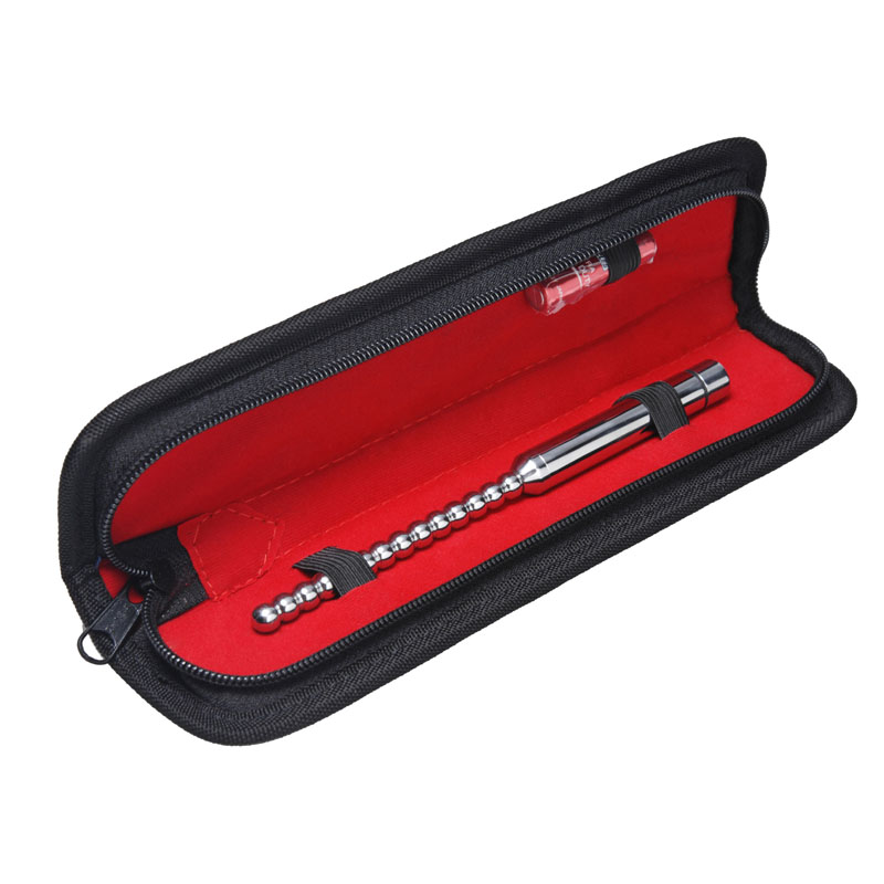 Stainless Steel Vibrating Urethral Beaded Sound - Image 3