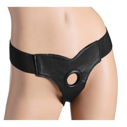Bella Velvet Lined Elastic Strap On Harness - Image 2