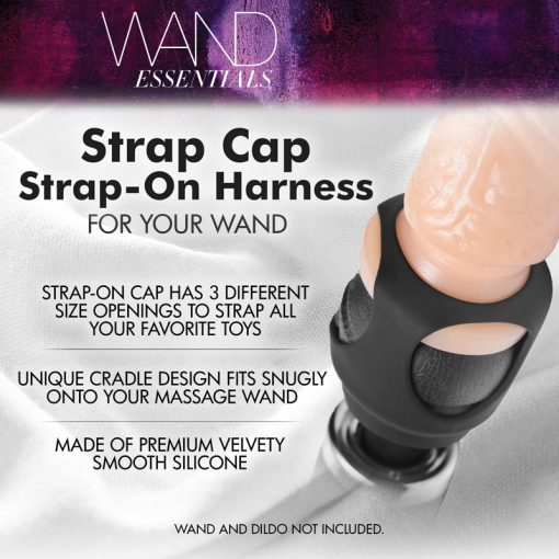 Strap Cap Wand Harness for Dildos - Image 2