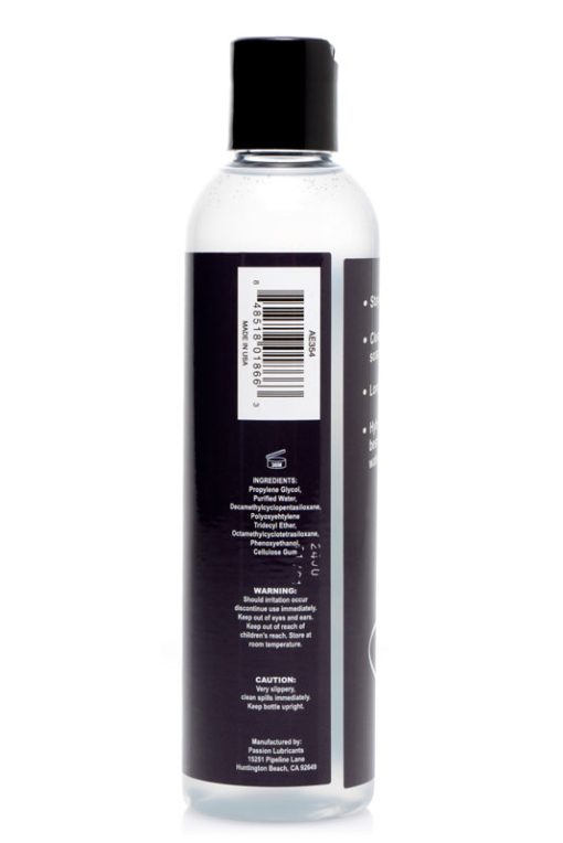 Passion Hybrid Water and Silicone Blend Lubricant- 8 oz - Image 3