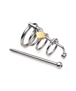 Gates of Hell Stainless Steel Adjustable Cum Through Sound Cage