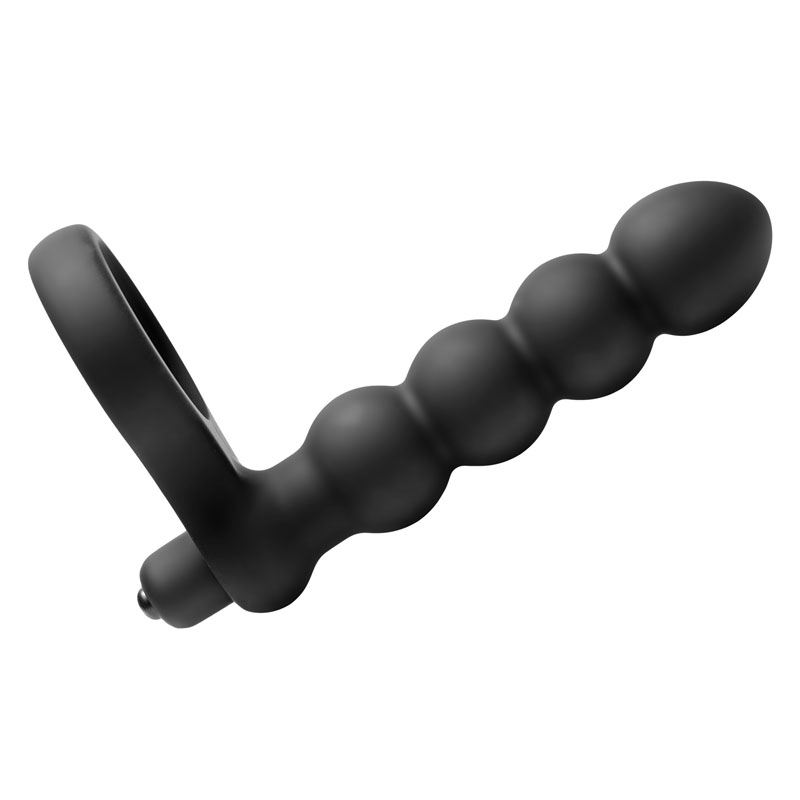Double Fun Cock Ring with Double Penetration Vibe - Image 2