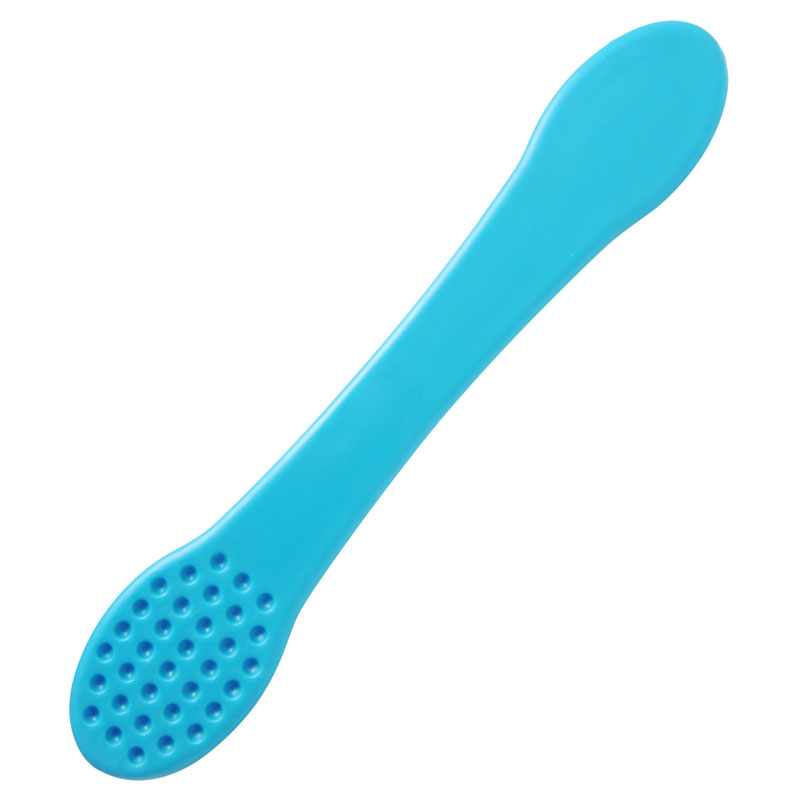 Textured Blue Silicone CBT Ball Slapper - Image 2