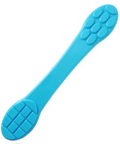 Textured Blue Silicone CBT Ball Slapper