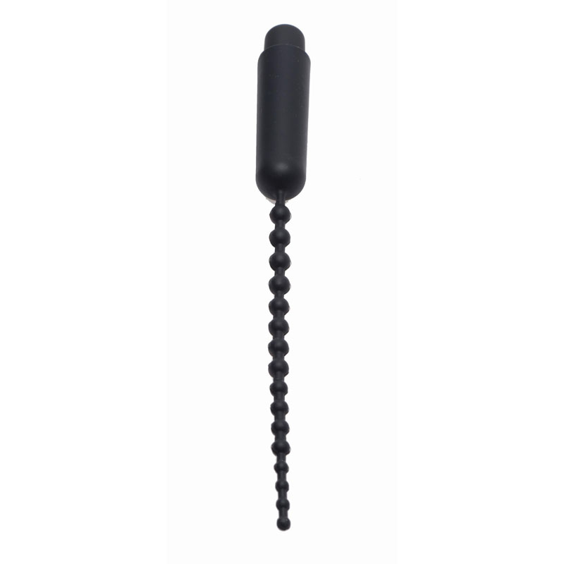 Dark Rod Vibrating Beaded Silicone Sound - Image 3