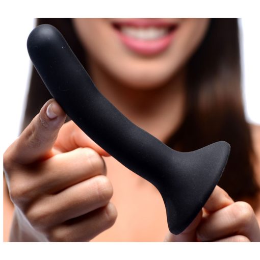 Black Silicone Strap-On Dildo - Small - Image 2