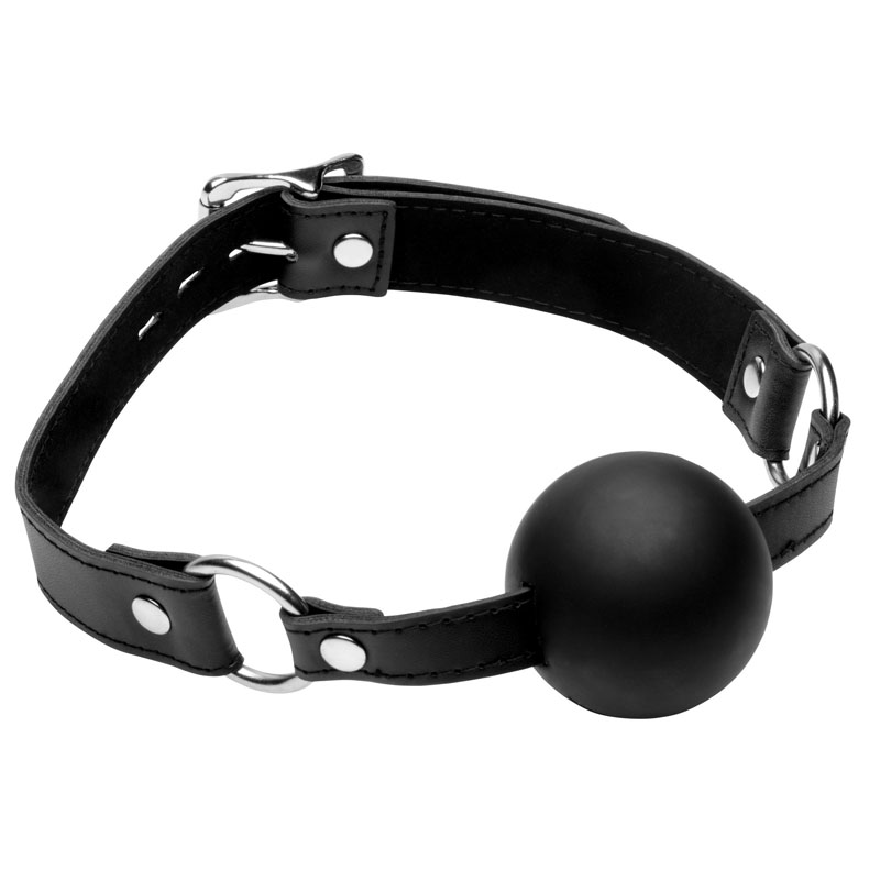 XL 2 Inch Silicone Ball Gag - Image 3