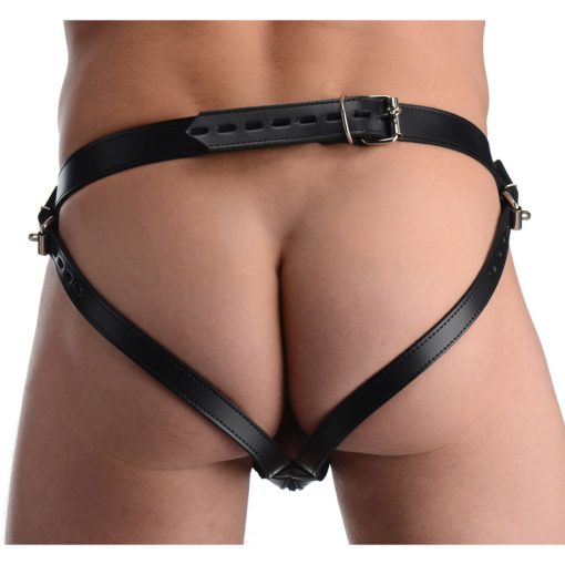Spiked Leather Confinement Jockstrap - Image 5