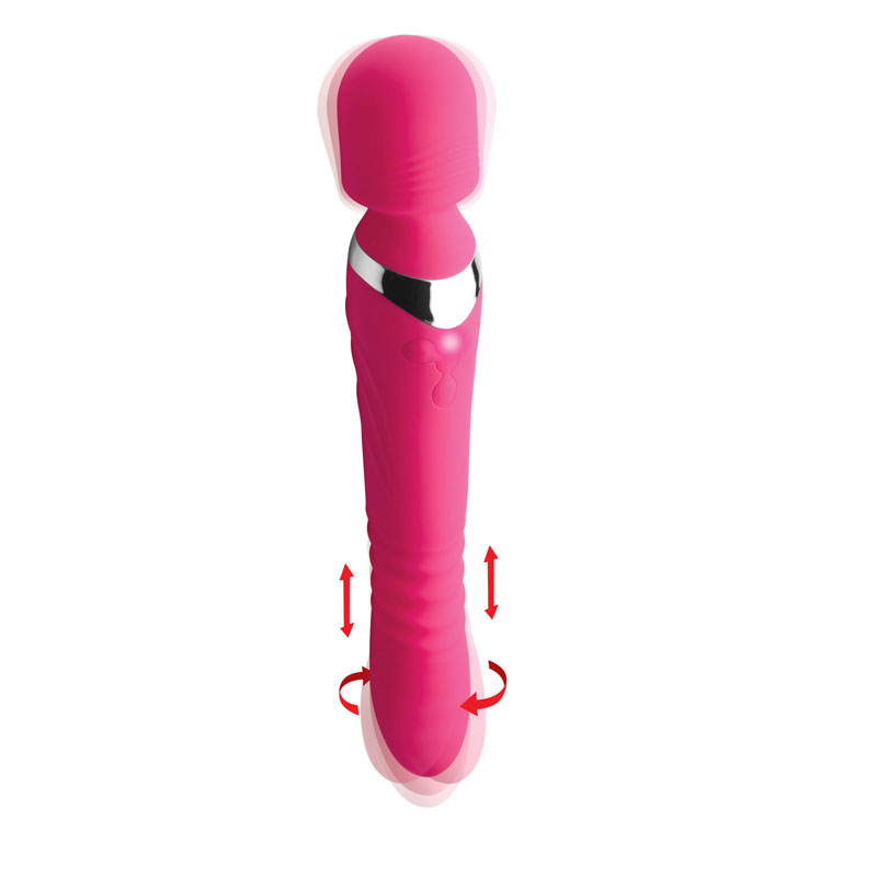 Ultra Thrusting and Vibrating Silicone Wand - Image 2