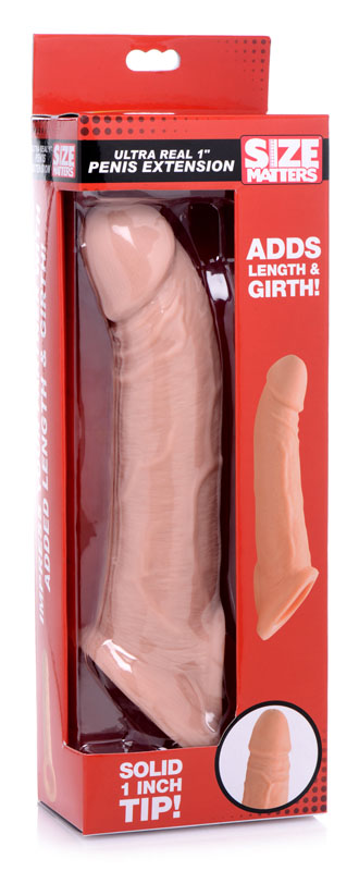Ultra Real 1 Inch Solid Tip Penis Extension - Image 5