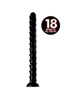 Hosed 18 Inch Swirl Thick Anal Snake