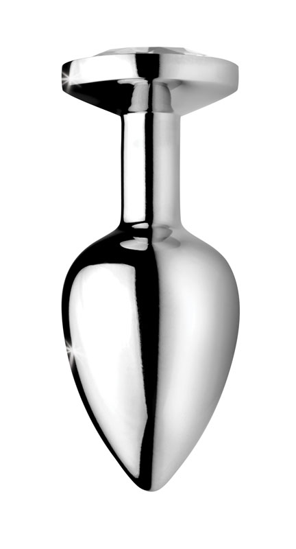 Clear Gem Anal Plug- Medium - Image 2