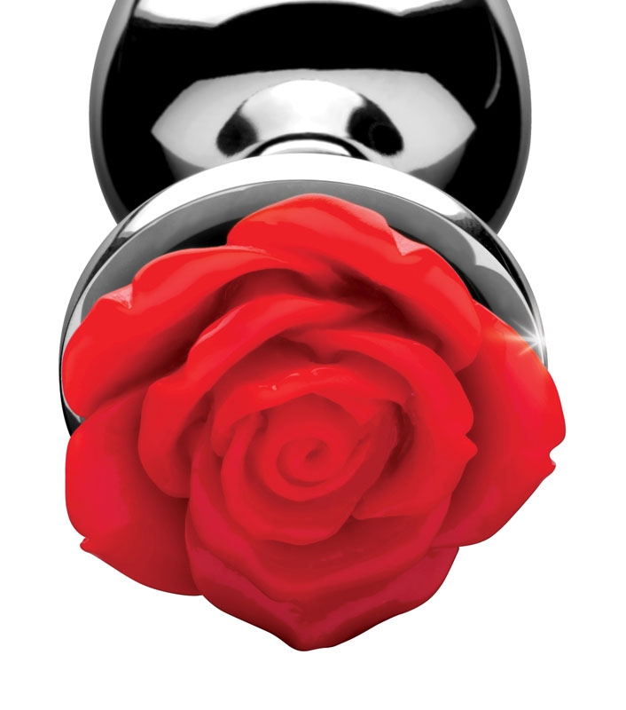 Red Rose Anal Plug- Small - Image 4