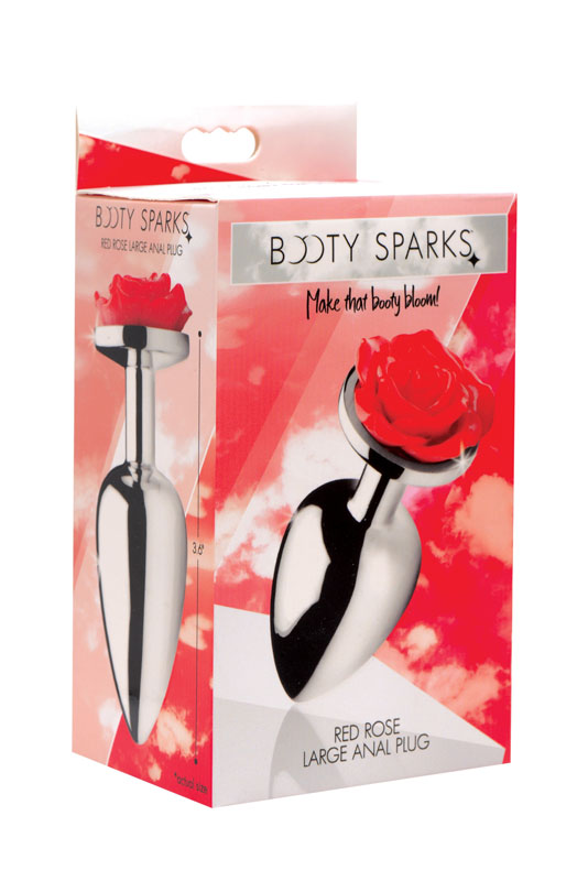 Red Rose Anal Plug- Small - Image 5
