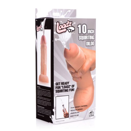 10 Inch Realistic Dual Density Squirting Dildo - Image 6
