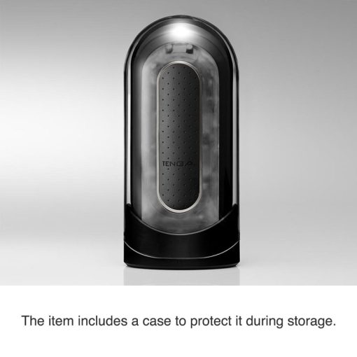 Flip 0-Zero Electronic Vibration Stroker- Black - Image 2