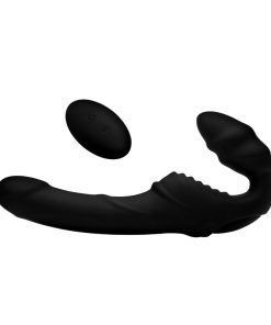 Pro Rider 9X Vibrating Silicone Strapless Strap On with Remote Control