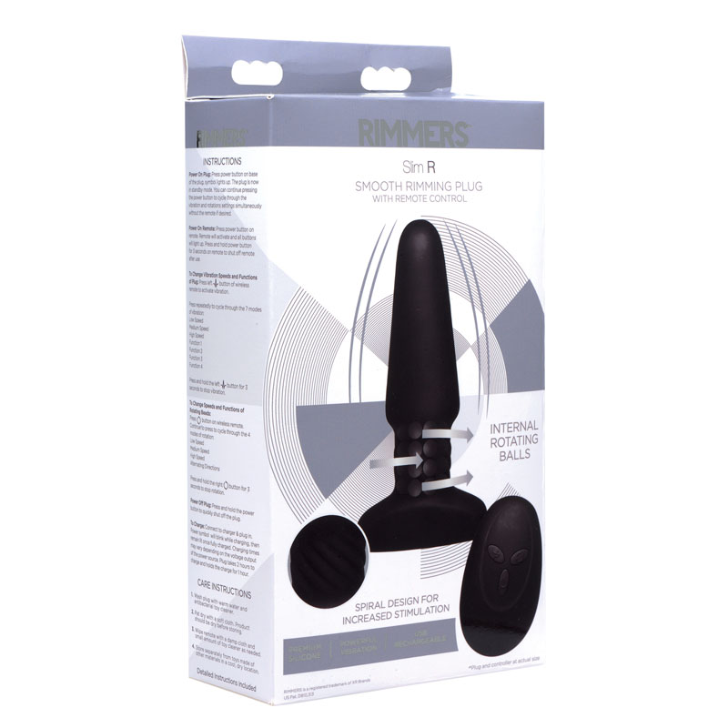 Slim R Smooth Rimming Plug With Remote Control - Image 8
