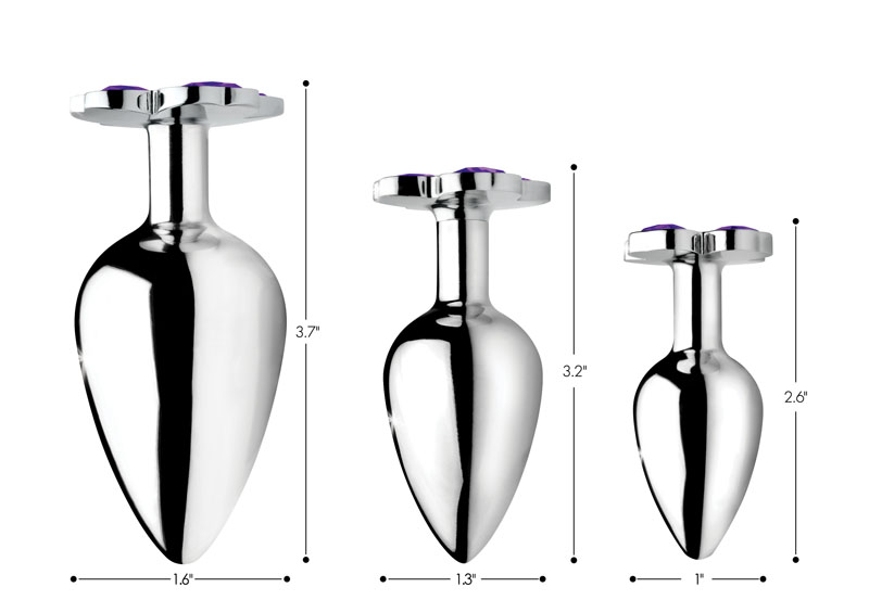 Flower Hearts Anal Plug Set - Image 3