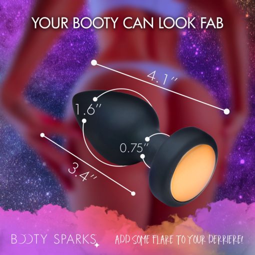 7X Light Up Rechargeable Anal Plug - Medium - Image 4